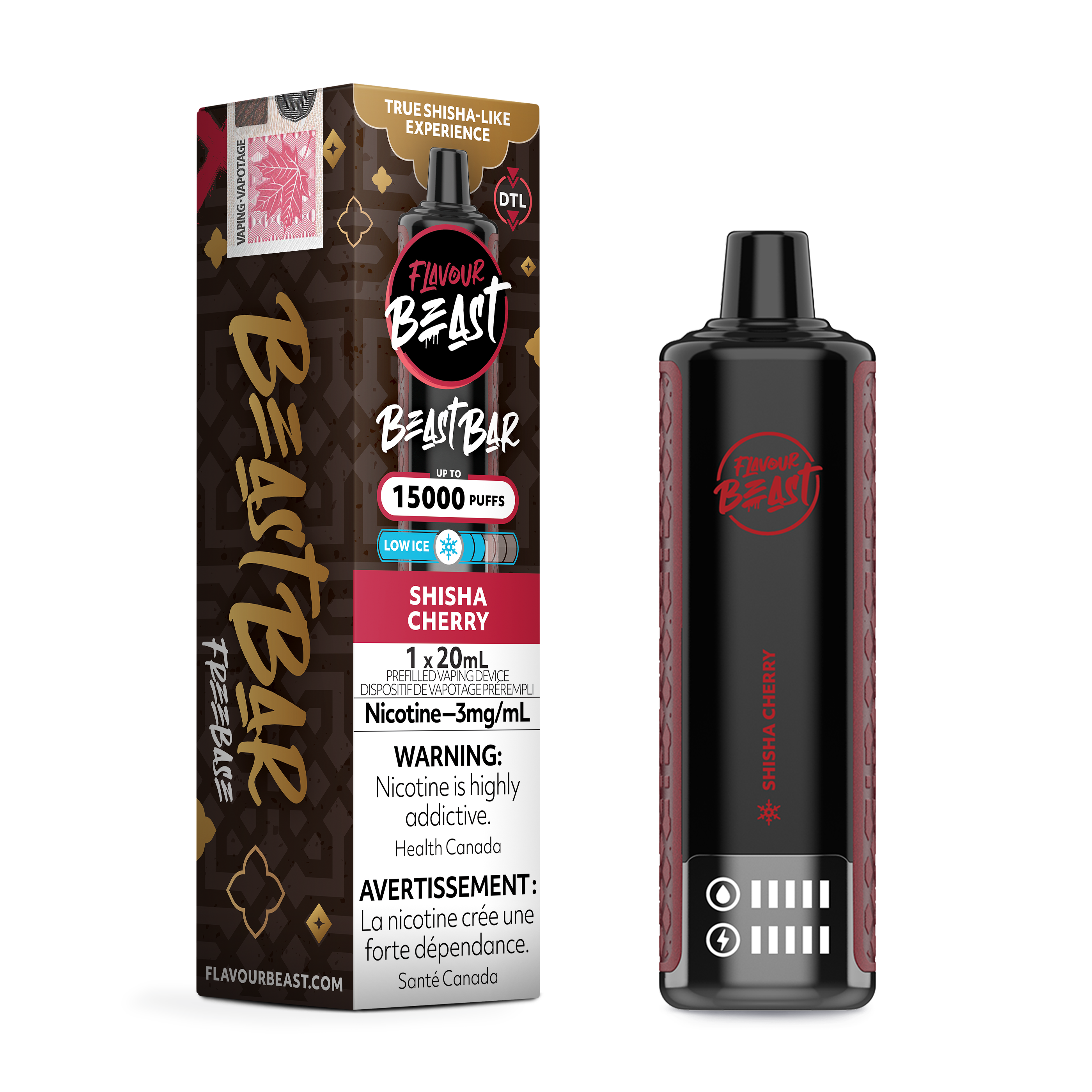 FLAVOUR BEAST Bar 15K Puff, 3mg/20ml