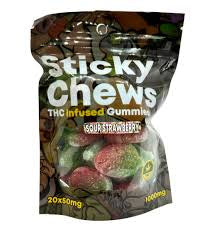 Stickychews THC Sour Gummies