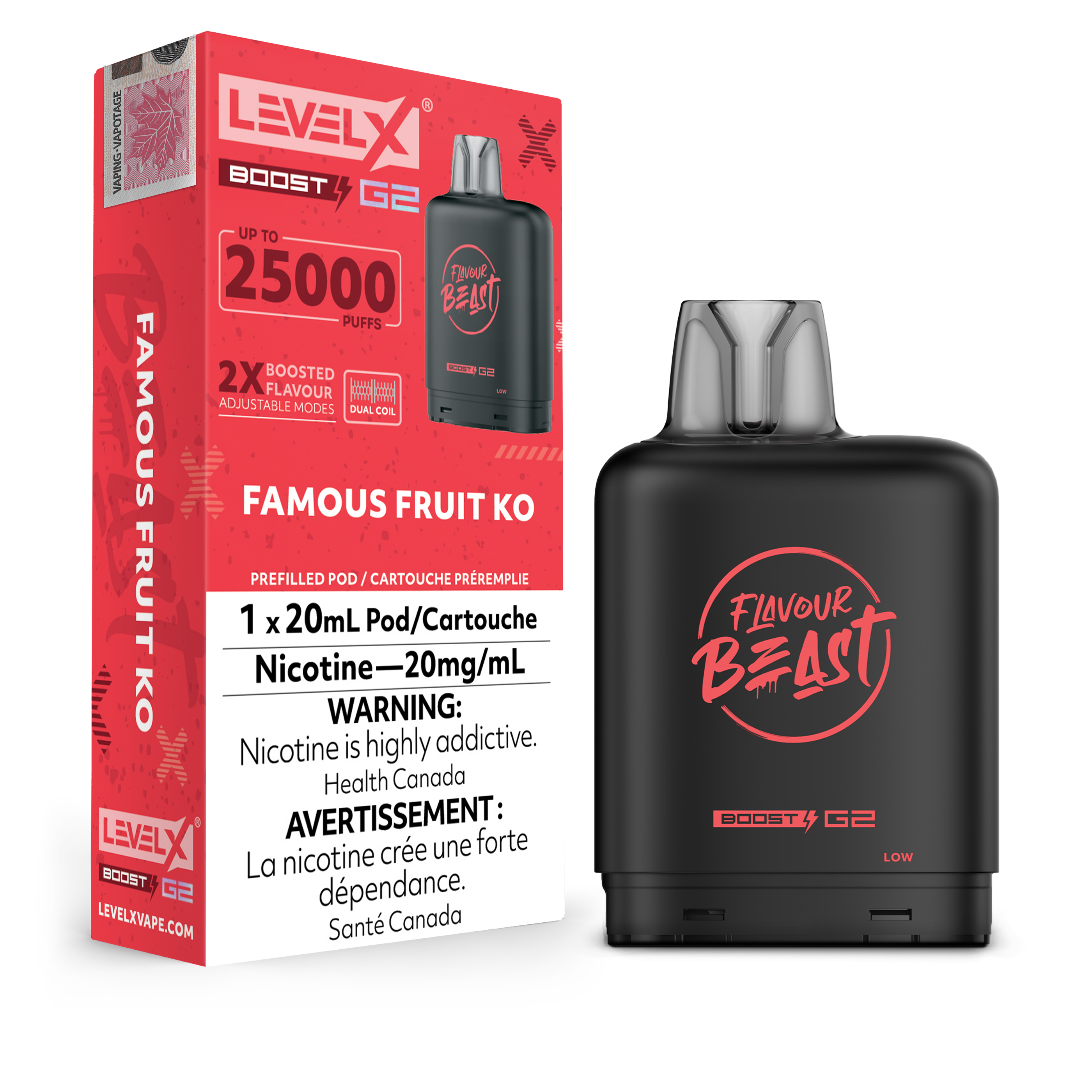 Flavour Beast Level X 25K G2 Pods