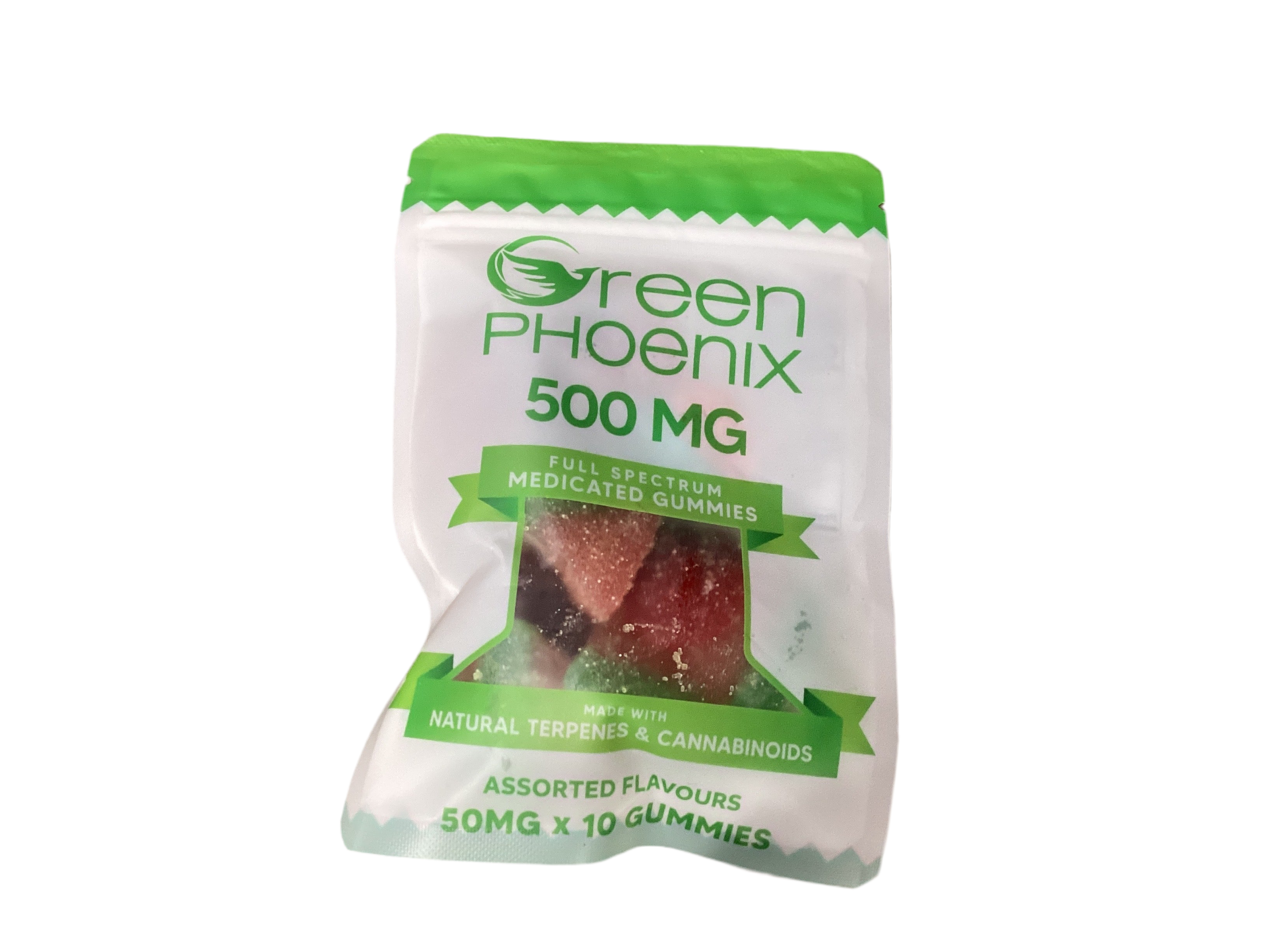 Green Phoenix 500MG Assorted Gummies