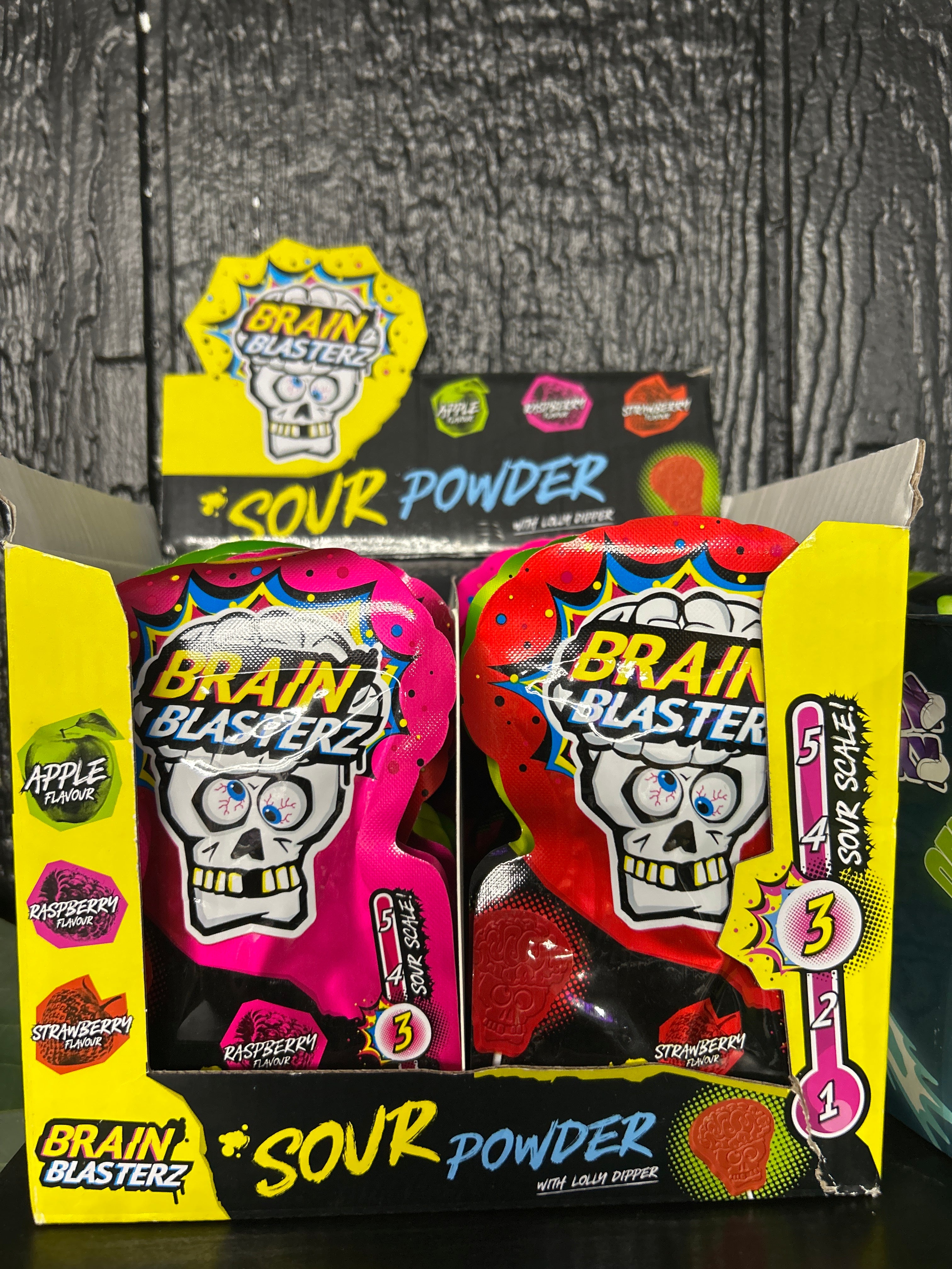 Brain Blasters Sour Powder Candy