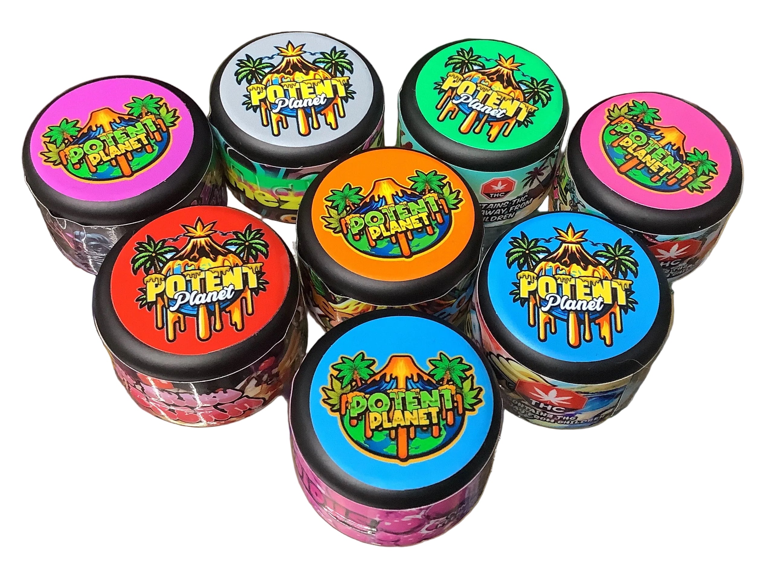 Potent Planet Hash Rosin 2g Jar