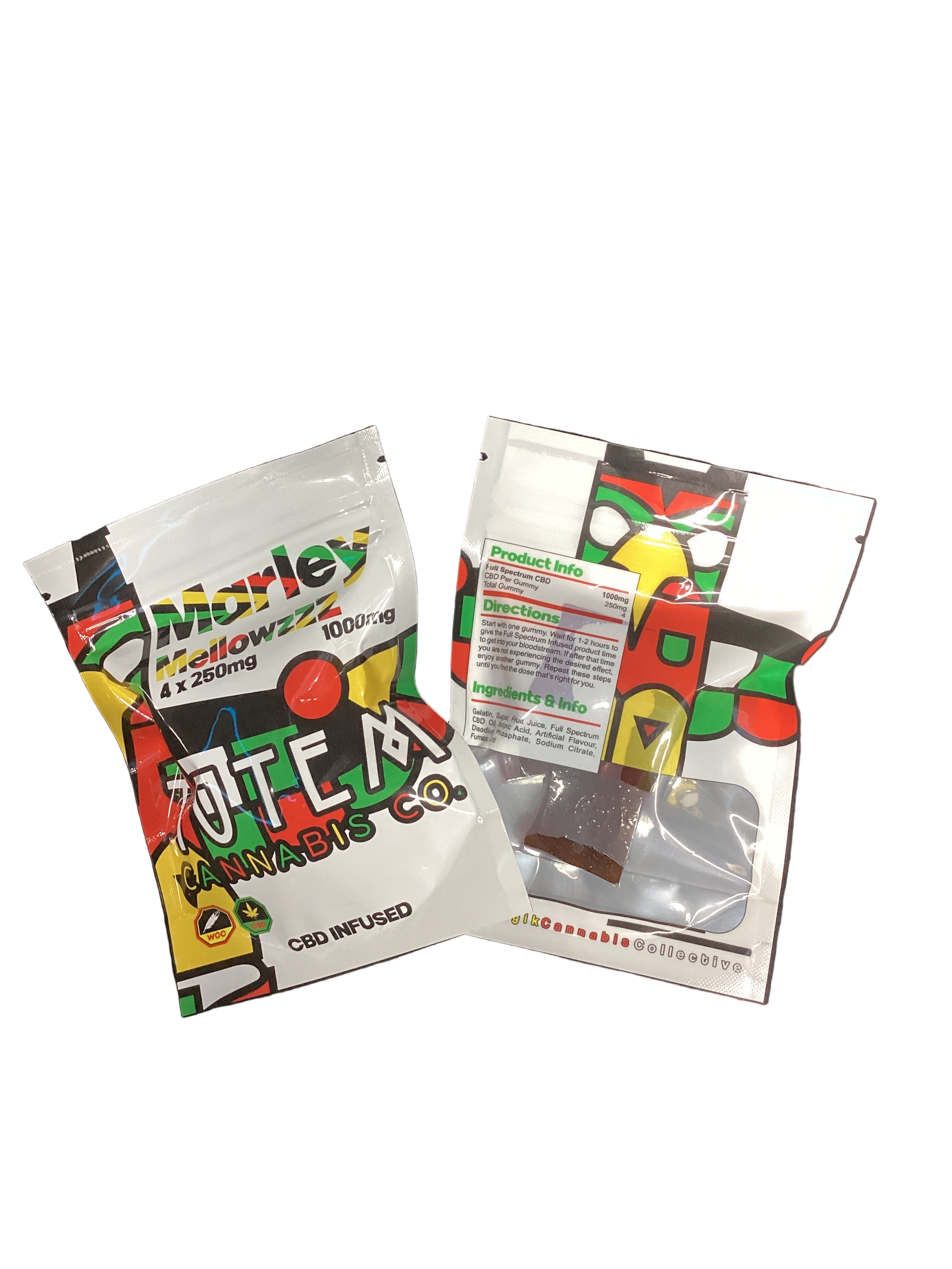 Marley Mellowzz 1000mg CBD gummies