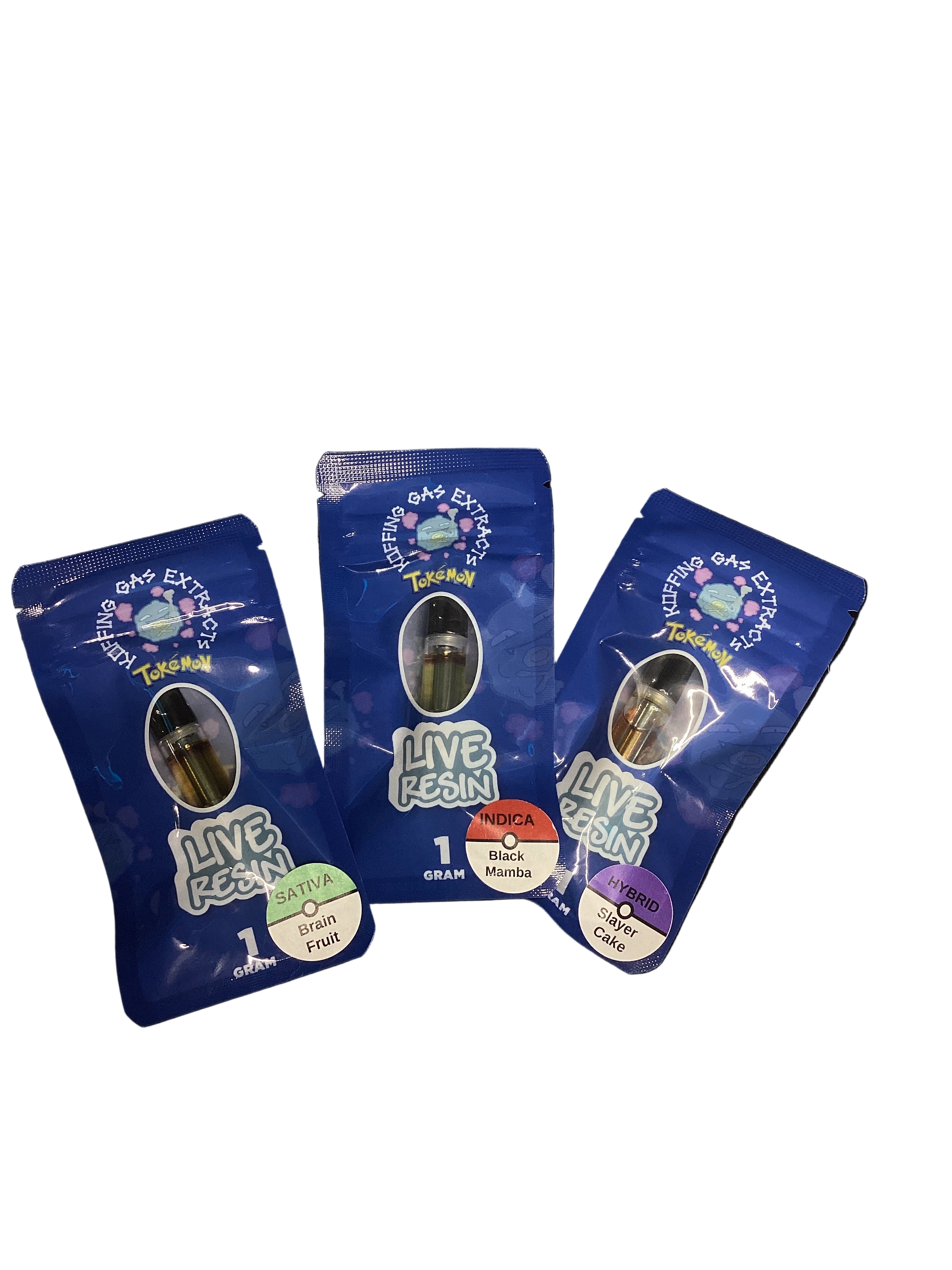 Tokemon 1g Assorted Dab Cart