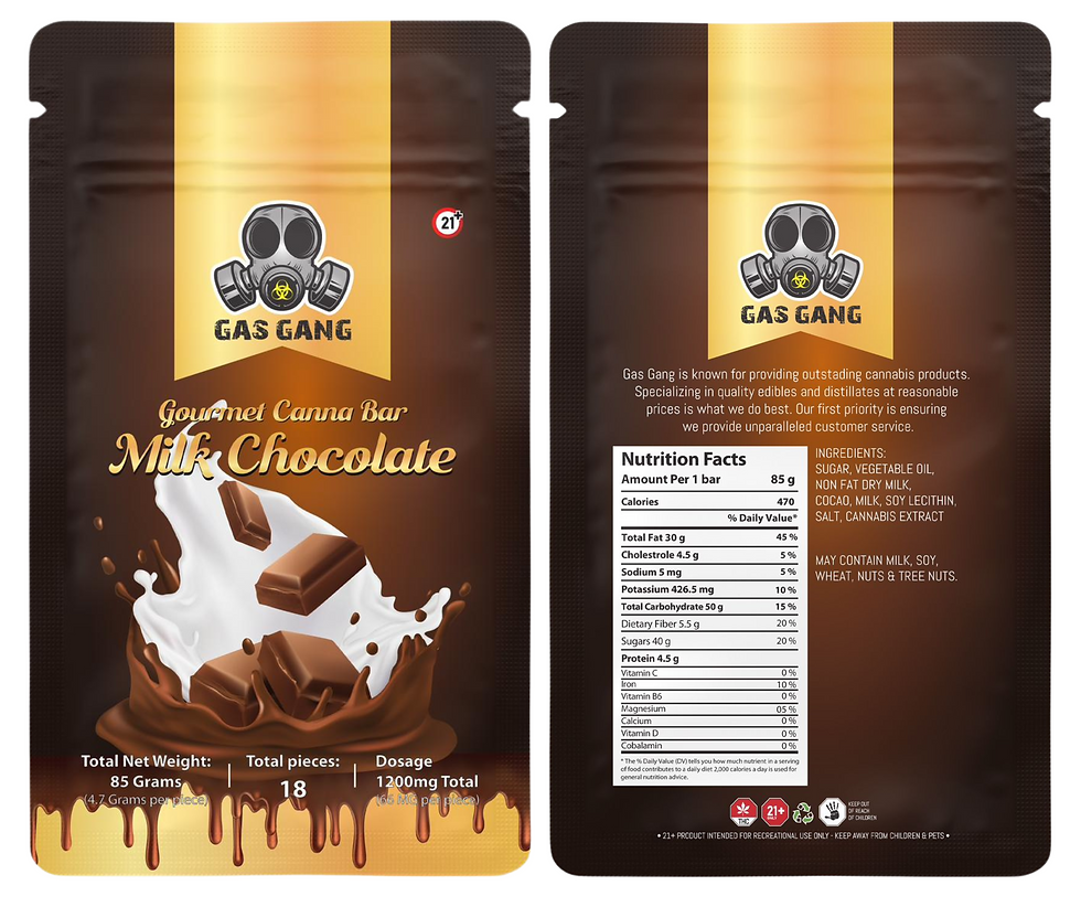 Gas Gang Chocolate 1200mg