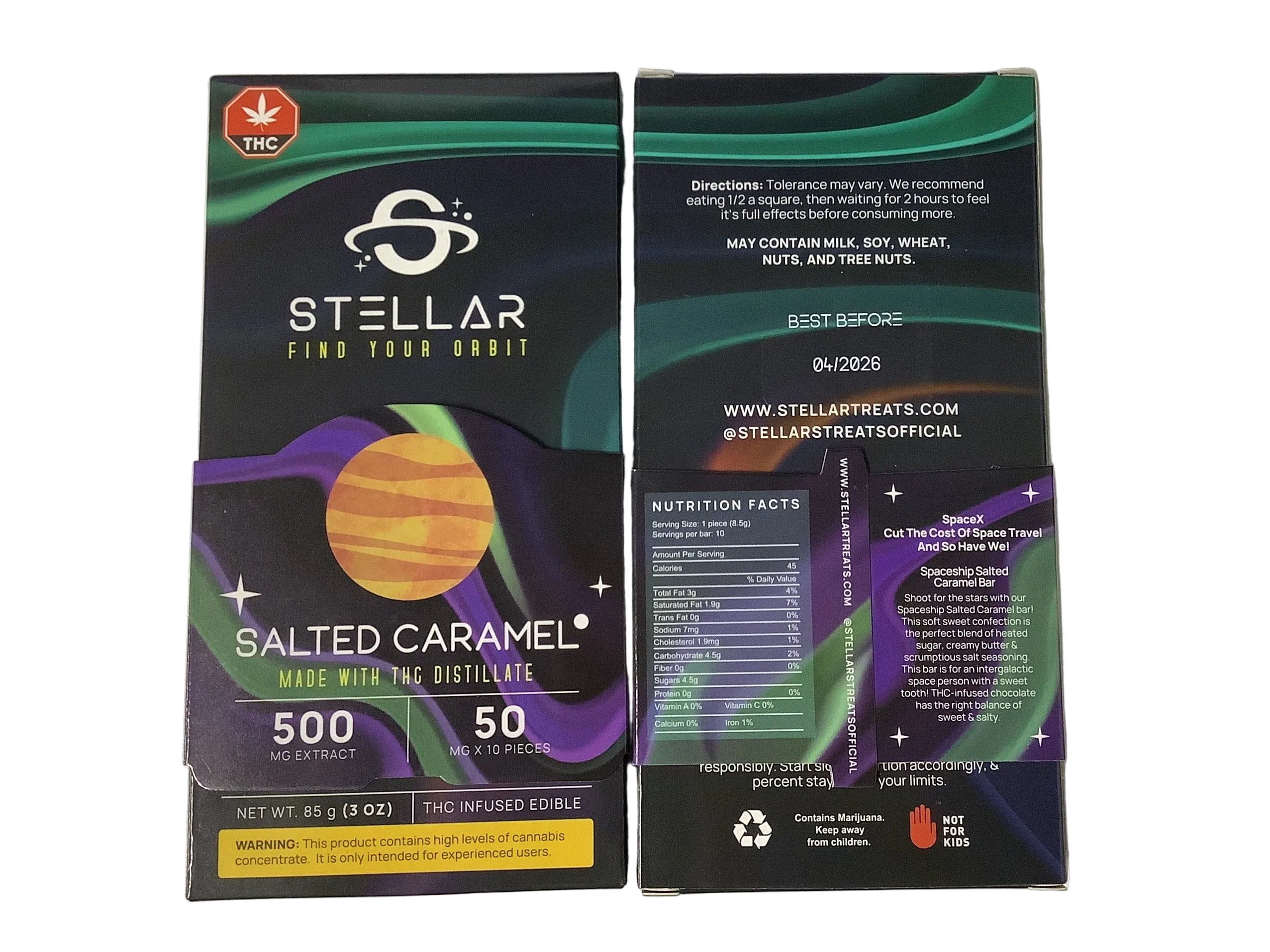 Stellar Chocolate (Distillate) 500mg Bar