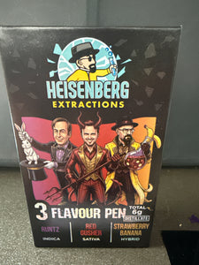 Heisenberg 6g three flavoured ￼ Distillate Pen