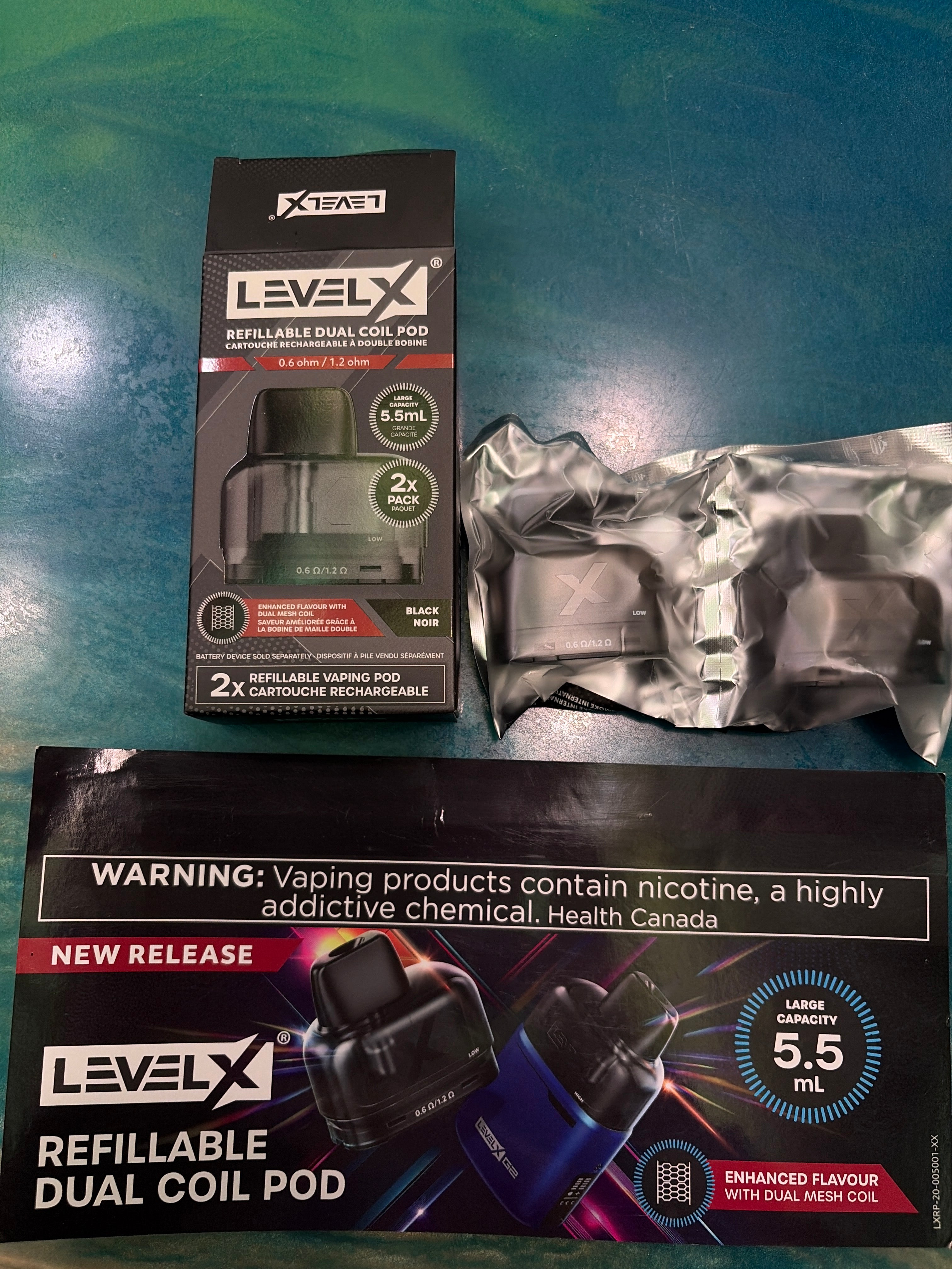 LevelX Dual Coil Refillable Pod 5.5ml