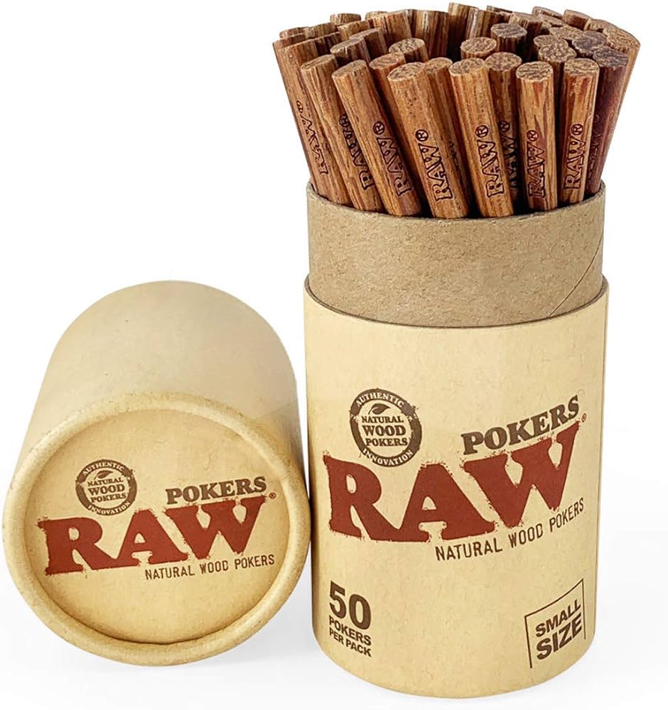 Raw Natural Wood Pokers