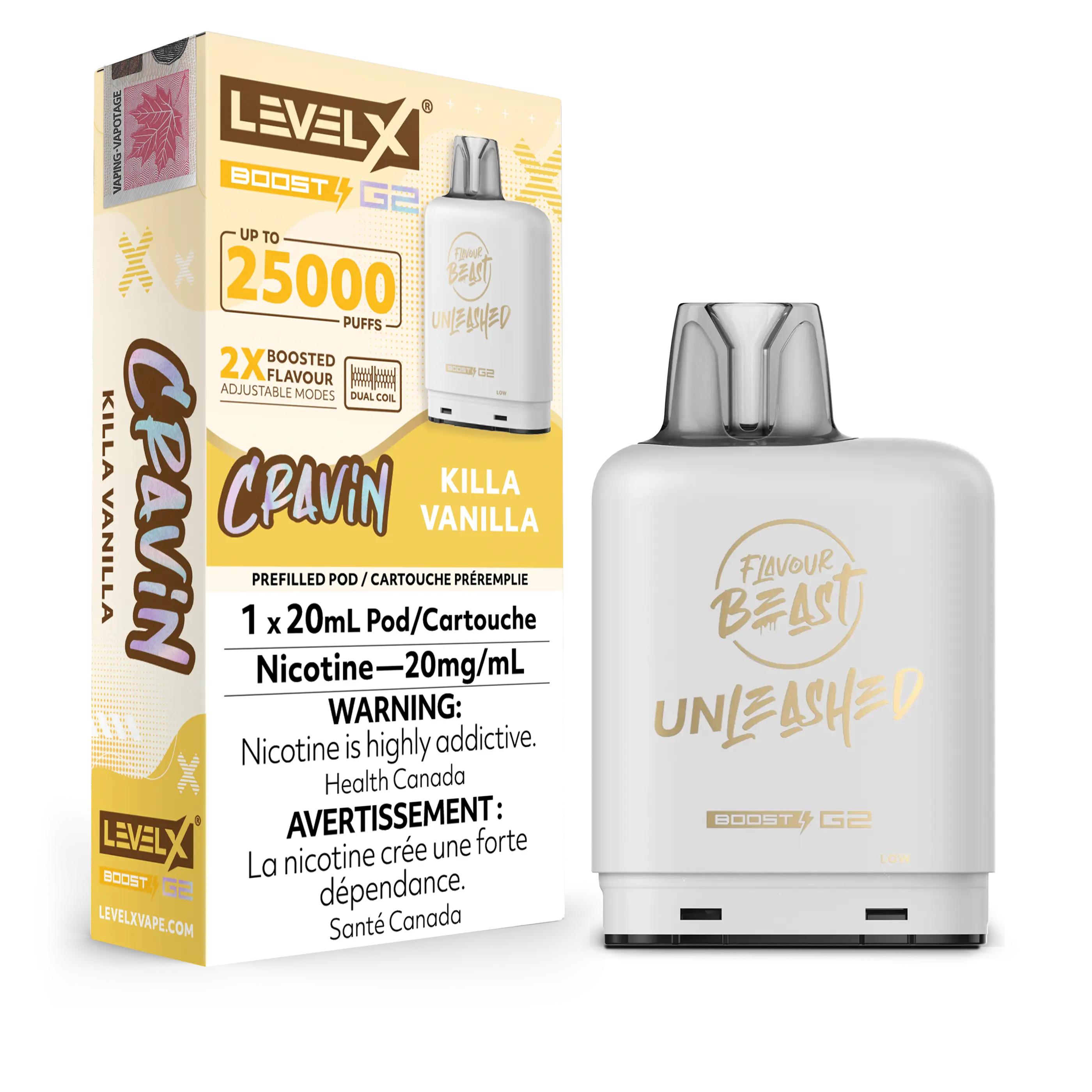 Flavour Beast Level X 25K G2 Pods