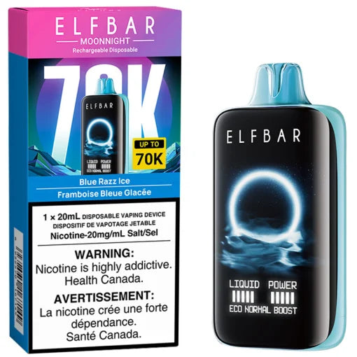 NEW Elfbar MoonNight 70K Disposable 50 Nic (5%)
